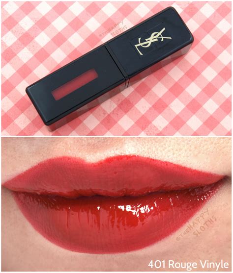 ysl rouge vinyl 401 review